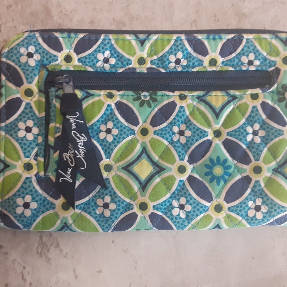 Blue Quilted Vera Bradley wallet